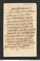Nachlass Franz Steindachner, Brief von Josef Sturm an Franz Steindachner, Inv.Nr. 526.10, Seite 1